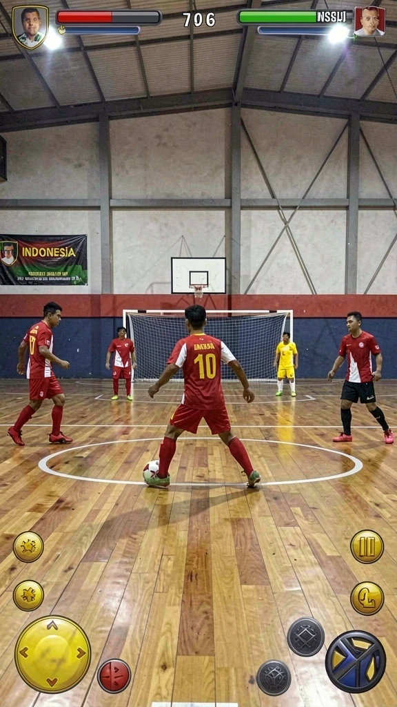 bola07 - Gameplay seru saat bertanding melawan lawan secara real-time.