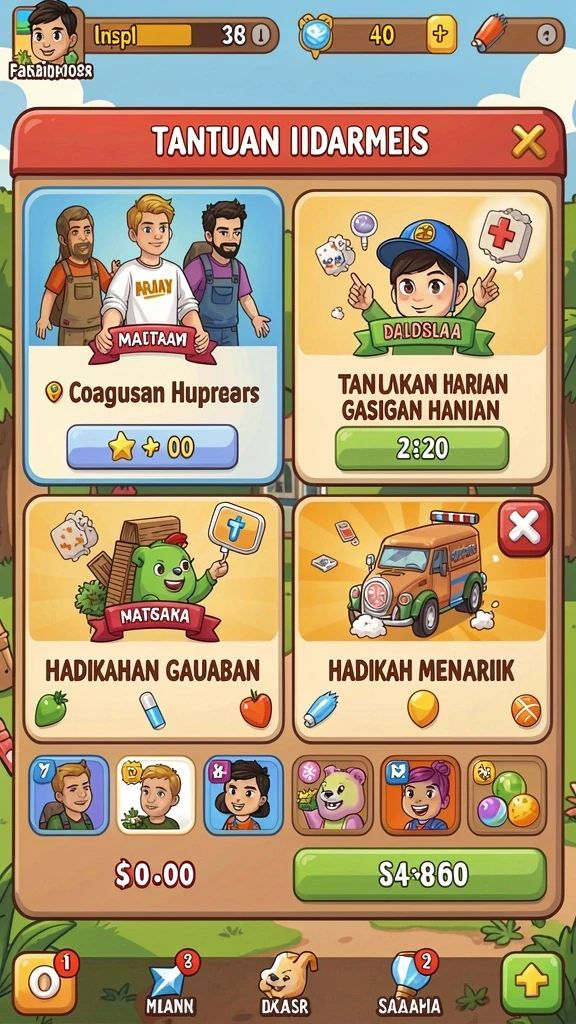 menara4d - Karakter unik dan kostum yang menarik.