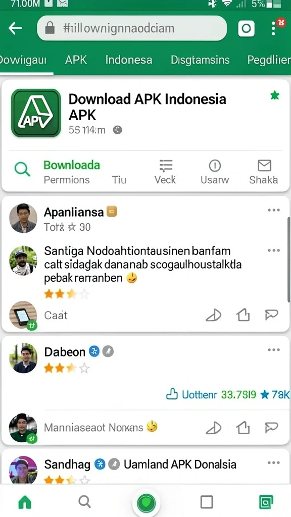 omset288 - Tampilan antarmuka pengguna yang menarik dan responsif.