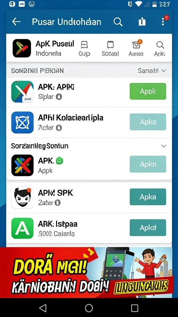 sinartogel - Antarmuka pengguna yang intuitif dan menarik.